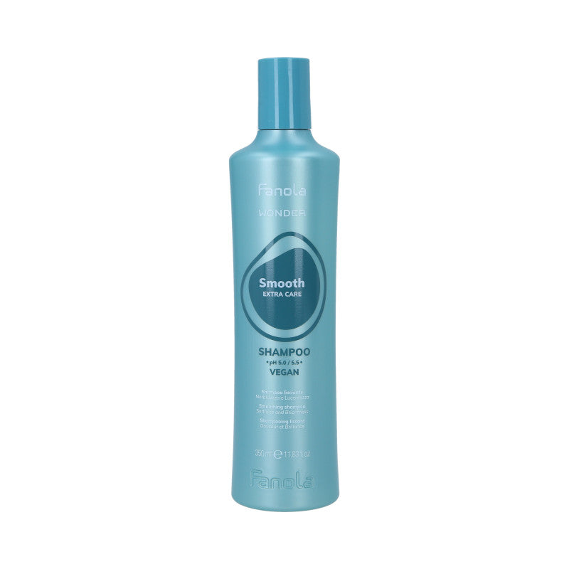 FANOLA WONDER SMOOTH EXTRA CARE Shampoo lisciante vegano per capelli crespi 350ml