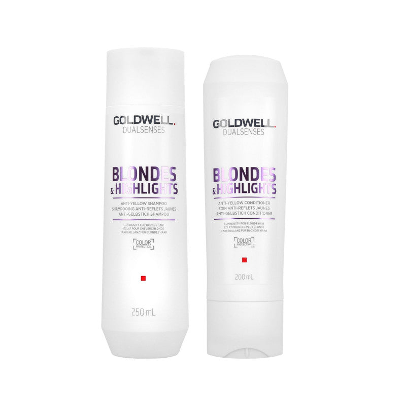 GOLDWELL DUALSENSES BLONDES & HIGHLIGHTS Shampoo 250 ml + Conditioner 200 ml 