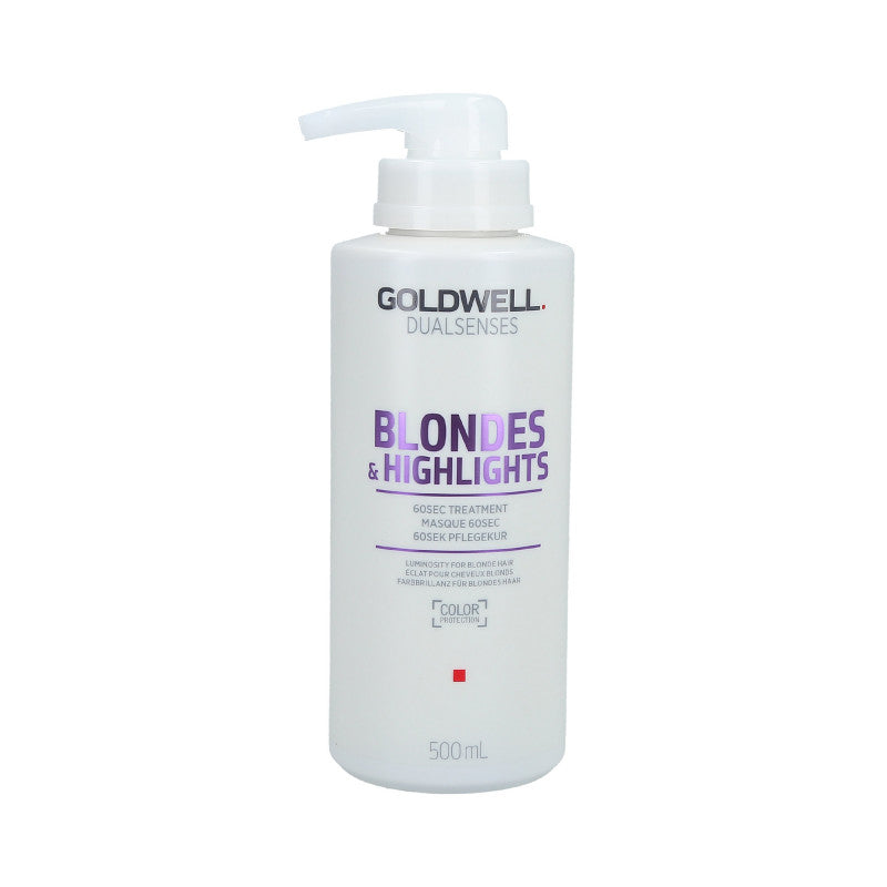 GOLDWELL DUALSENSES BLONDES&HIGHLIGHTS Trattamento 60 secondi per capelli  500ml 