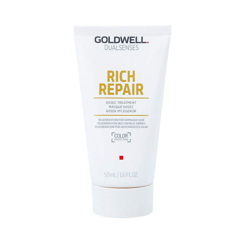 GOLDWELL DUALSENSES RICH REPAIR Trattamento da 60 secondi per capelli danneggiati 50 ml