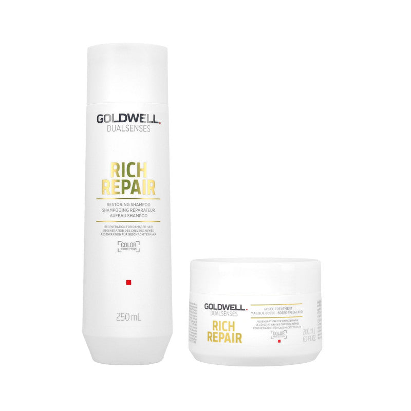 GOLDWELL DUALSENSES RICH REPAIR Shampo 250ml + Trattamento 200ml 