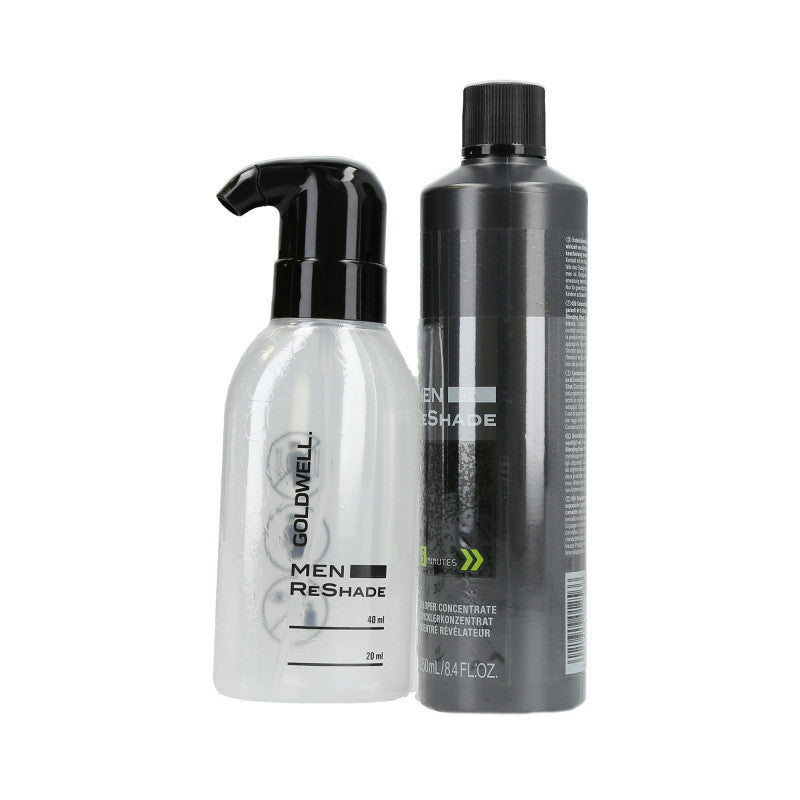GOLDWELL MEN RE-SHADE Skoncentrowany aktywator do odsiwiacza 4,5% 250ml