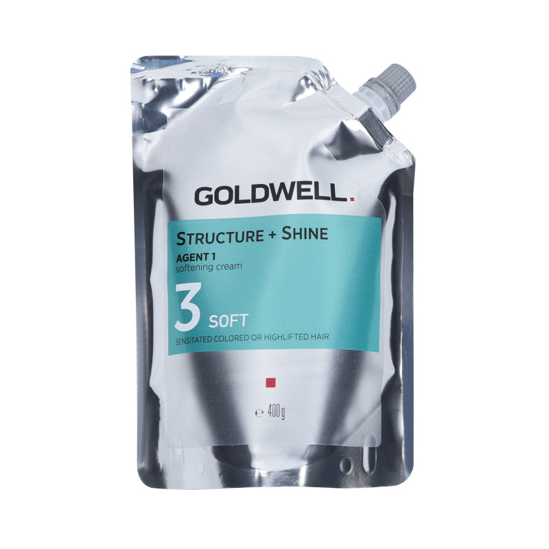 GOLDWELL Structure + Straight Shine Agent 1 - 3 Soft, Crema per stiratura 400 g