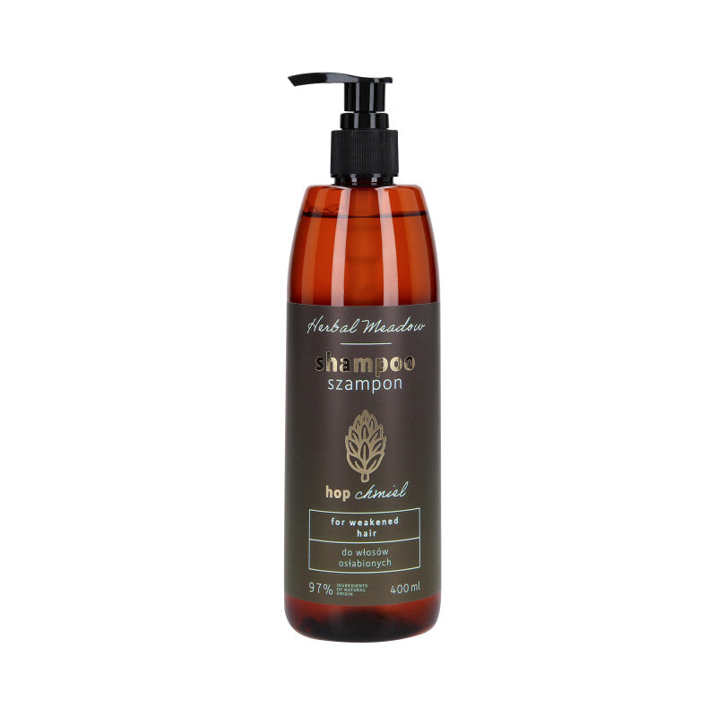 HERBAL MEADOW Shampoo per capelli indeboliti con estratto di luppolo 400ml