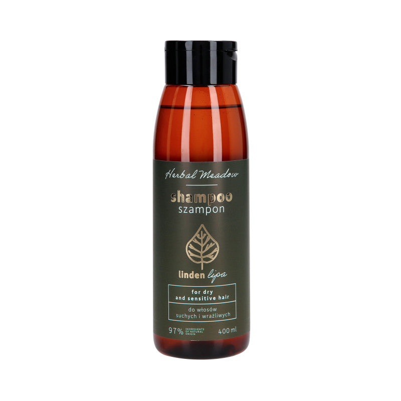HERBAL MEADOW Shampoo per capelli secchi con estratto di tiglio 400ml