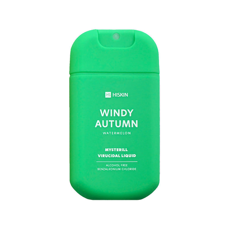 HISKIN ANTIBAC Spray disinfettante per le mani, Autunno ventoso 30 ml