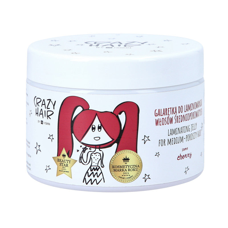 HISKIN CRAZY HAIR JELLY CHERRY Gelatina per laminazione capelli media porosità 300ml