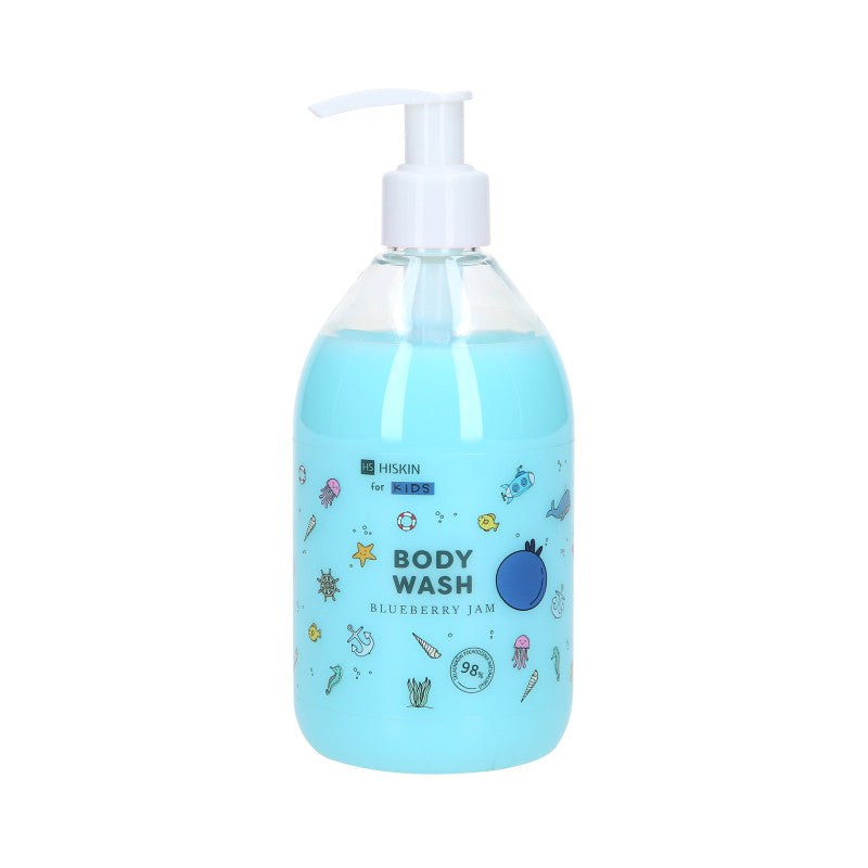 HISKIN FOR KIDS BLUEBERRY JAM Bagnodoccia per bambini al profumo di confettura di frutti di bosco 400ml