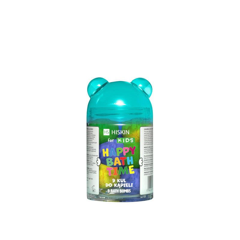 HISKIN PER BAMBINI HAPPY BATH TIME Nove bombe da bagno per bambini 9 pezzi.