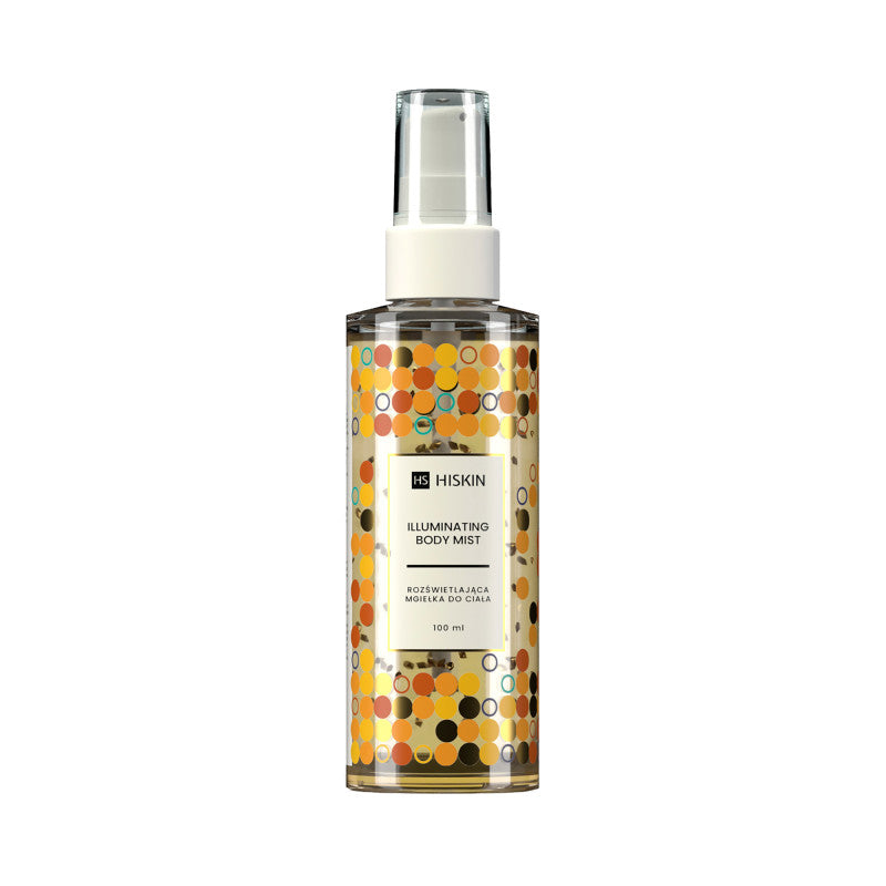 HISKIN GLOW MY MIND Spray corpo illuminante con particelle di oro rosa 100 ml