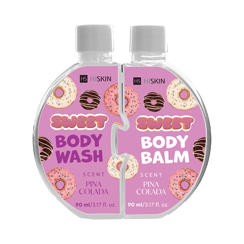 HISKIN SWEET BODY WASH  Coccole Esotiche per la Pelle – Set Pina Colada 2 x 90 mlScopri il piacere di una detersione avvolgen