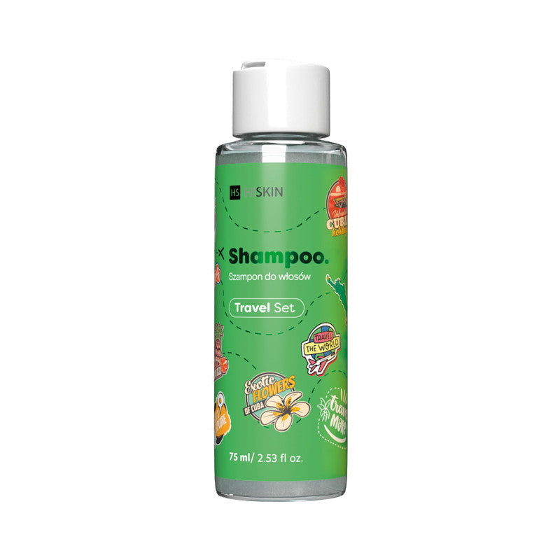 HISKIN SET DA VIAGGIO Shampoo per capelli profumato ai fiori esotici 75 ml
