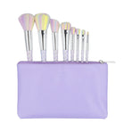 ilū basic Set di 8 pennelli trucco + astuccio, Unicorno