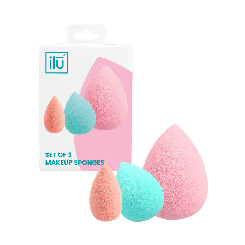 ilū Set di 3 Spugne Makeup