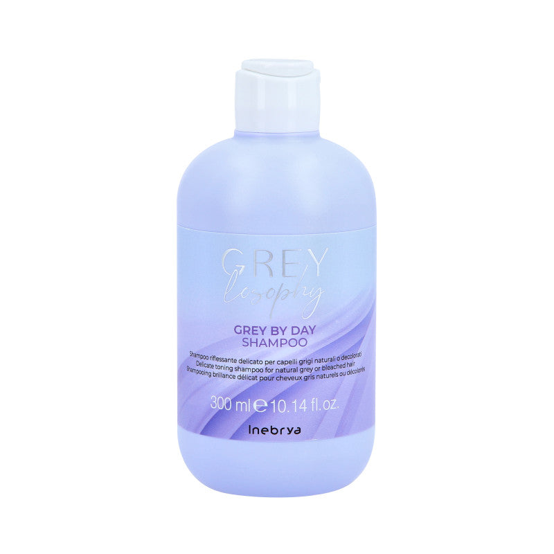 INEBRYA GREYLOSOPHY GREY BY DAY Shampoo detergente delicato per capelli grigi e decolorati 300ml