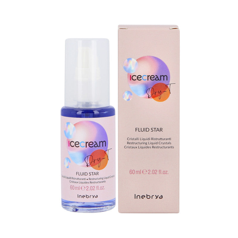 INEBRYA ICE CREAM DRY-T Siero cristalli per capelli secchi e danneggiati 60ml