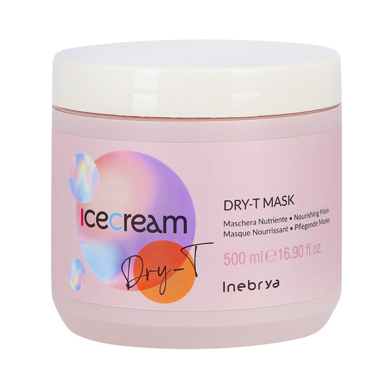 INEBRYA ICE CREAM DRY-T Maschera nutriente per capelli secchi e danneggiati 500ml