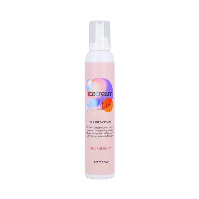 INEBRYA ICE CREAM DRY-T Balsamo per capelli secchi e danneggiati sotto forma di schiuma 200ml