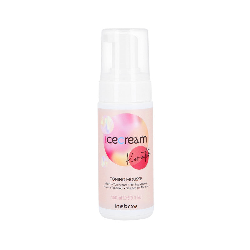 INEBRYA ICE CREAM KERATIN TONING Mousse rimineralizzante per capelli 175ml