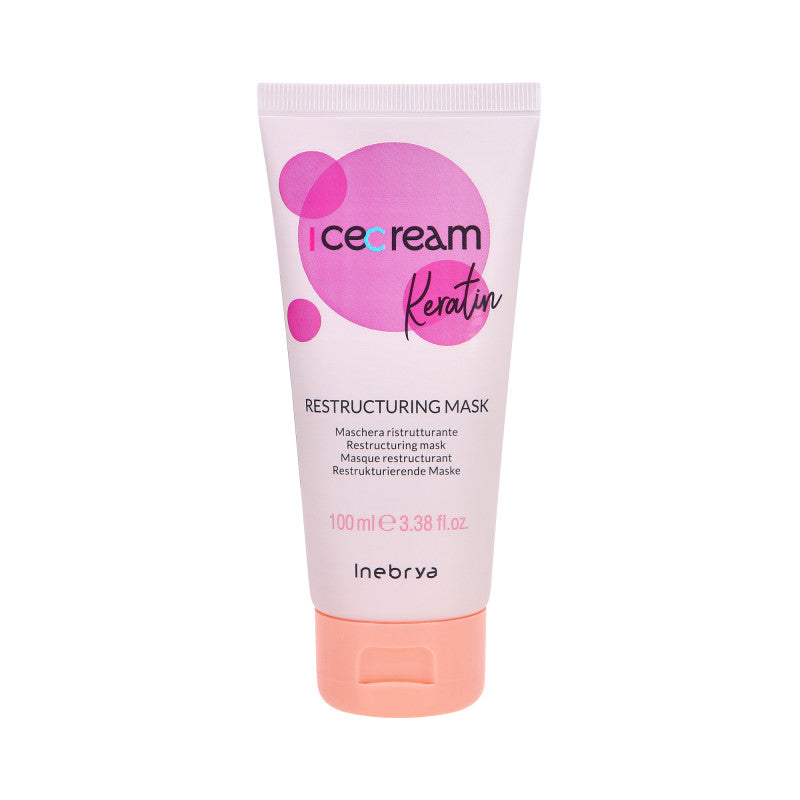INEBRYA ICE CREAM RESTRUCTURING Maschera per capelli alla cheratina 100ml