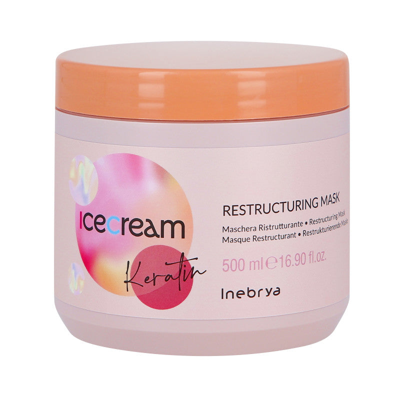 INEBRYA GELATO RISTRUTTURANTE Maschera per capelli con cheratina 500ml
