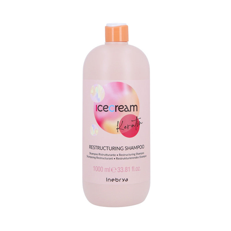 INEBRYA GELATO RISTRUTTURANTE Shampoo per capelli con cheratina 1000ml