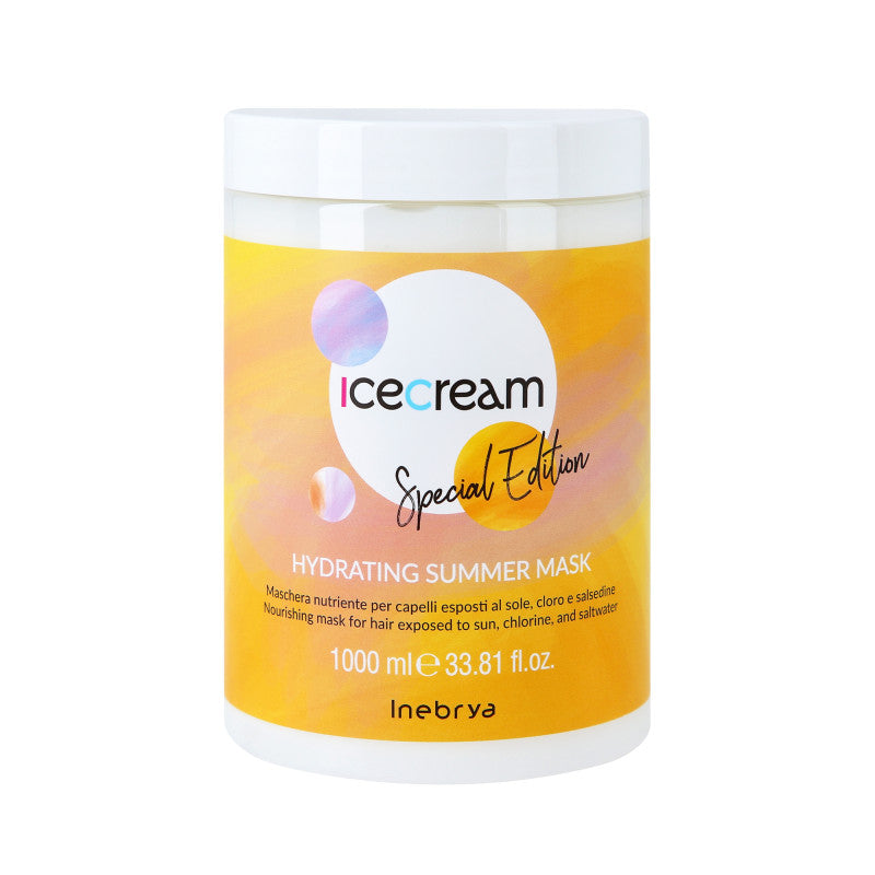 INEBRYA ICE CREAN SCALP HYDRATING SUMMER Maschera idratante per capelli 1000ml
