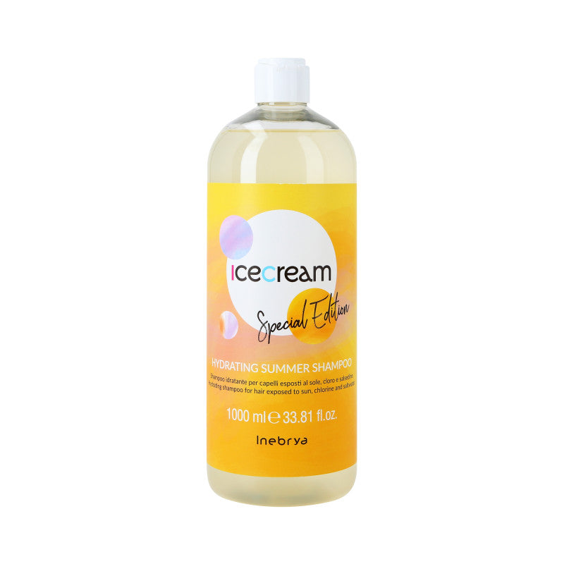 INEBRYA ICE CREAN SCALP HYDRATING SUMMER Shampoo idratante per capelli 1000ml