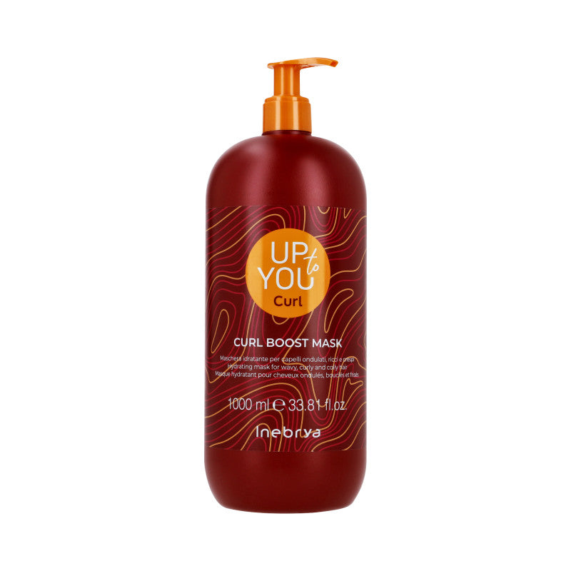 INEBRYA UP TO YOU CURL BOOTS Maschera idratante che esalta il riccio dei capelli 1000 ml