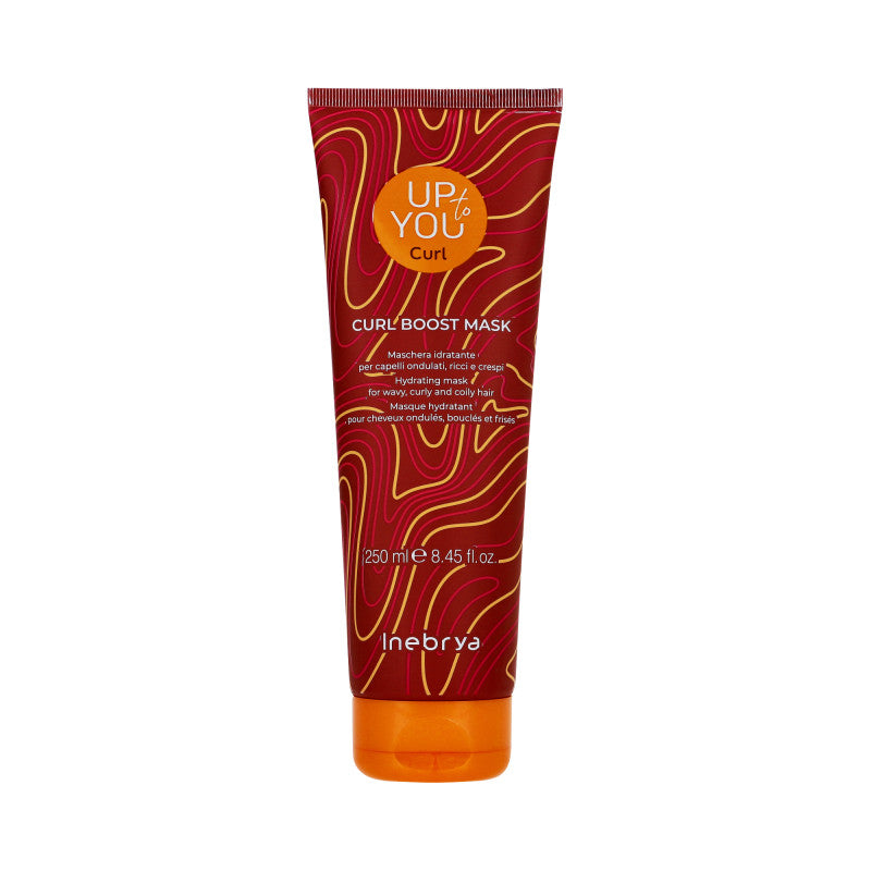 INEBRYA UP TO YOU CURL BOOTS Maschera idratante che esalta il riccio dei capelli 250 ml