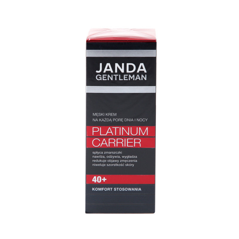 JANDA GENTLEMAN PLATINUM CARRIER 40+ Crema uomo per ogni momento del giorno e della notte 50ml