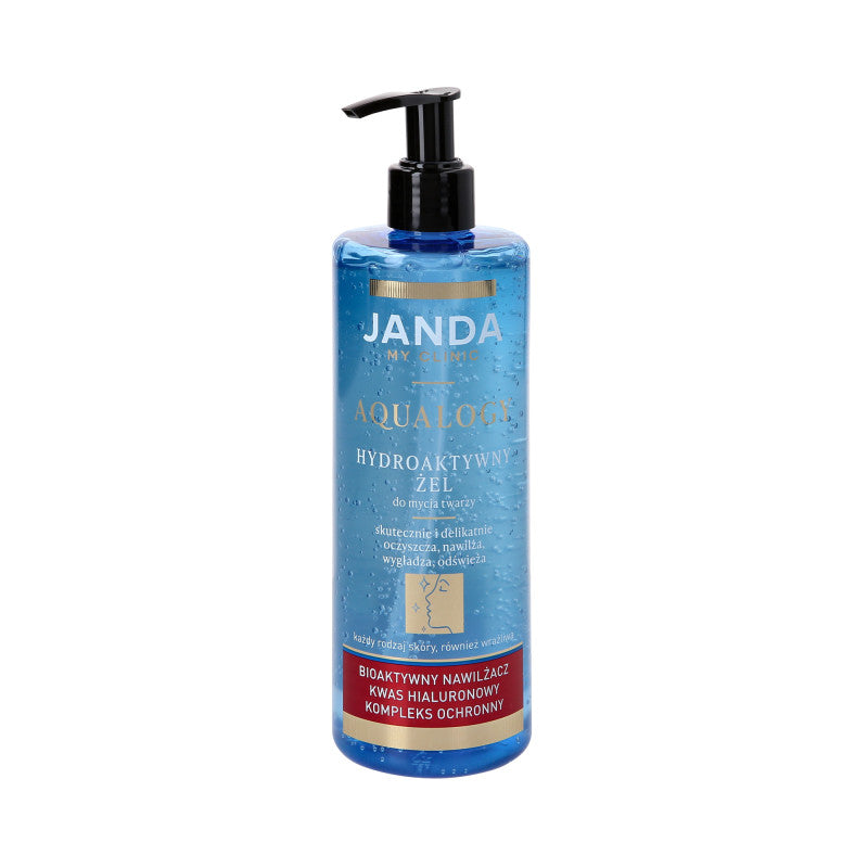JANDA MY CLINIC AQUALOGY Hydroaktywny żel do mycia twarzy 400ml