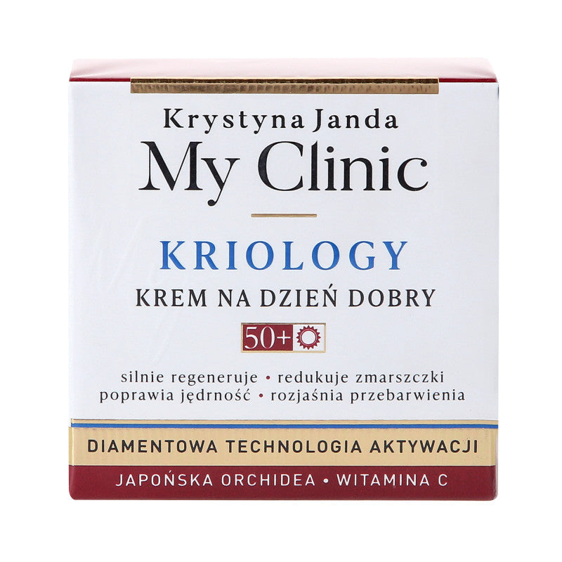JANDA MY CLINIC KRIOLOGY Regenerujący krem na dzień dobry 50+ 50ml