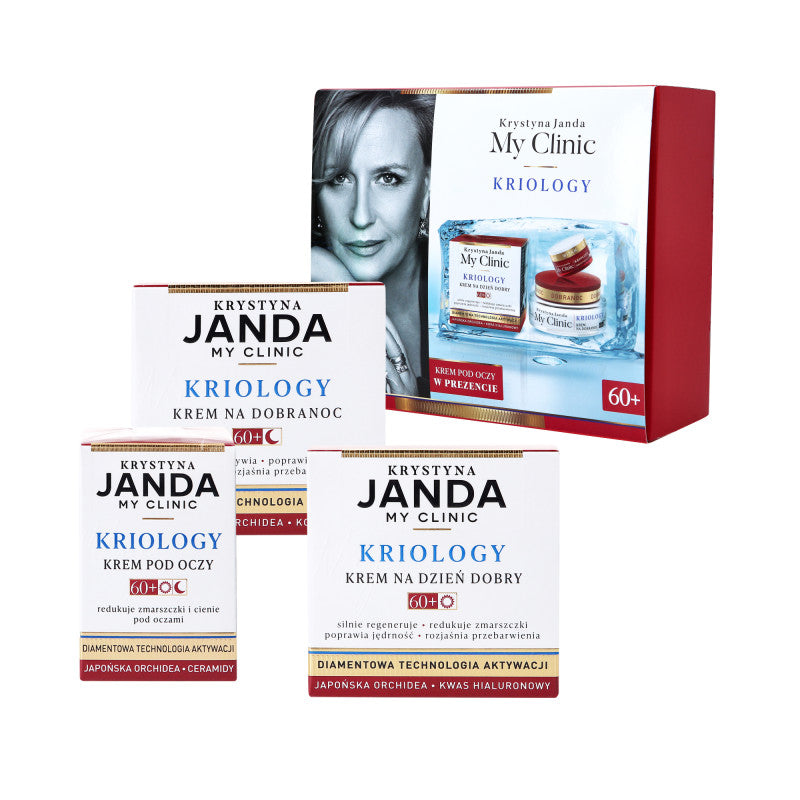 JANDA MY CLINIC KRIOLOGY Set regalo viso 60+ 2x50ml + 15ml