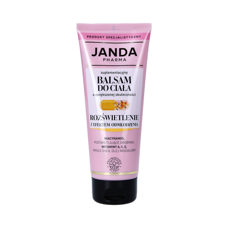 JANDA PHARMA Rozświetlający balsam do ciała z efektem odmłodzenia o zwiększonej skuteczności 200ml