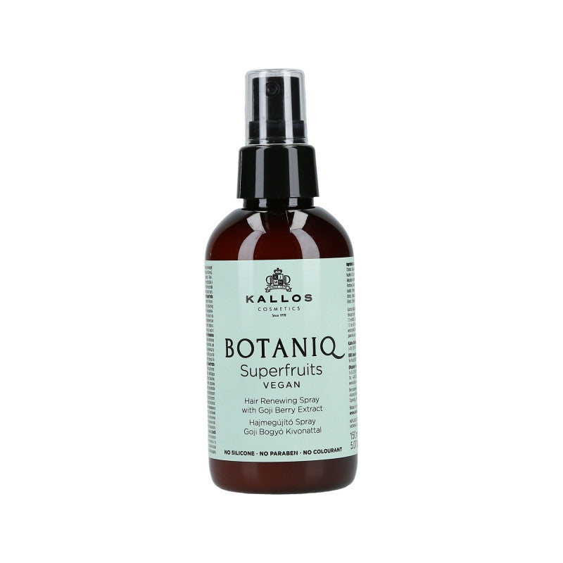 KALLOS BOTANIQ Superfruits Spray rinforzante per capelli 150ml 