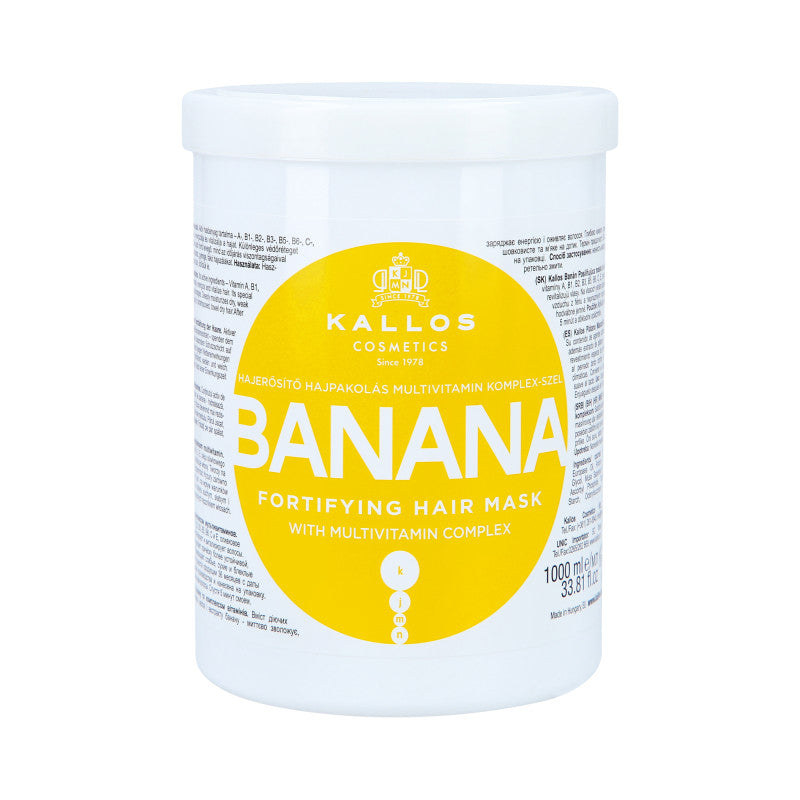 Kallos KJMN Maschera alla Banana 1000 ml