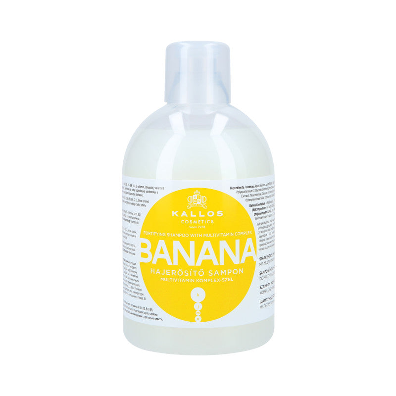 Kallos KJMN Banana Shampoo alla banana 1000 ml
