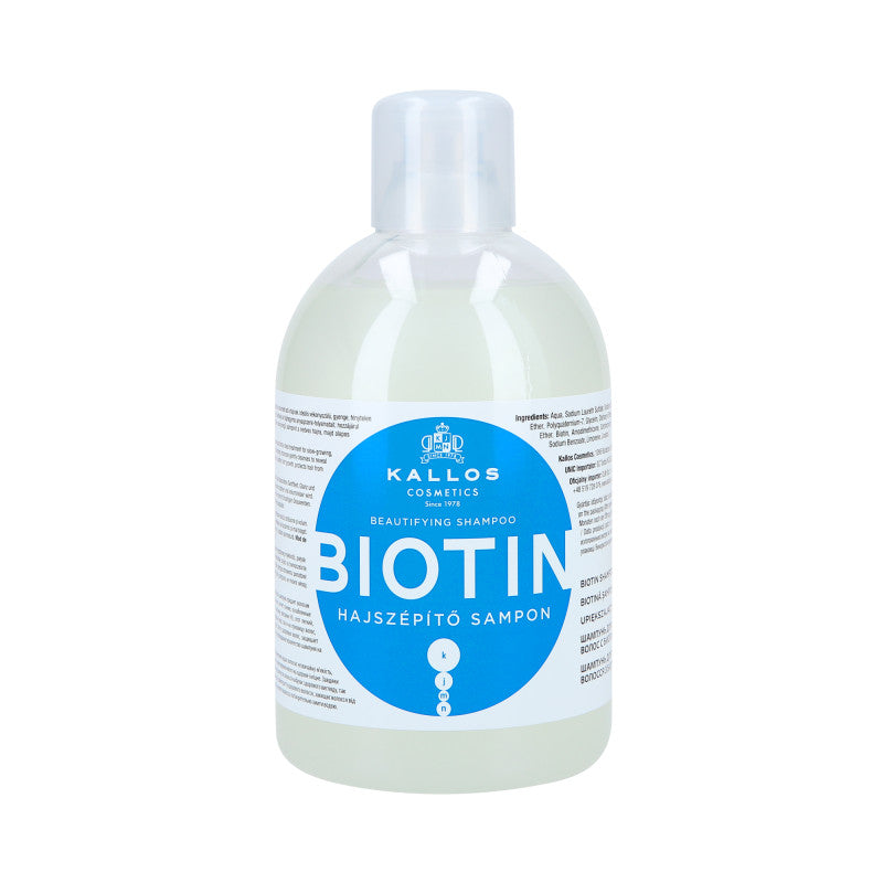 KALLOS KJMN Biotin Shampoo rinforzante con biotina 1000ml