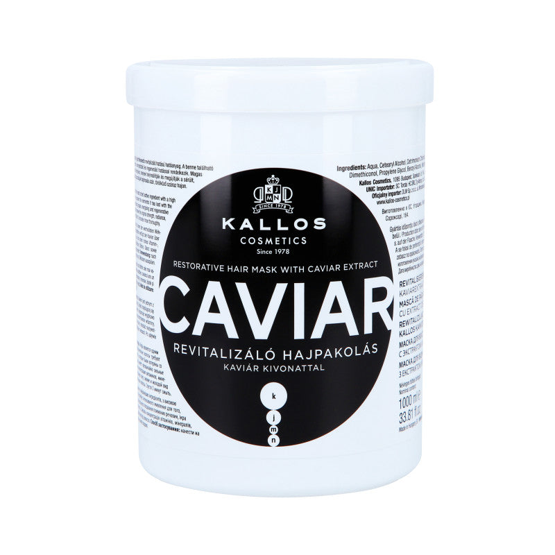 KALLOS KJMN Caviar Maschera rivitalizzante al caviale 1000ml