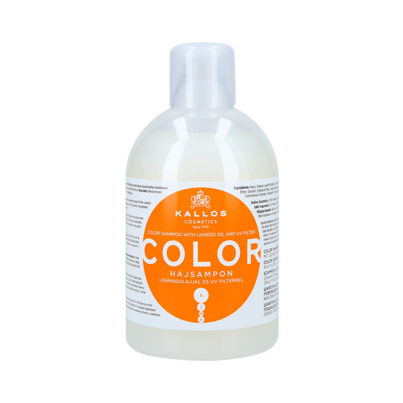Kallos KJMN Color Shampoo per capelli tinti 1000 ml