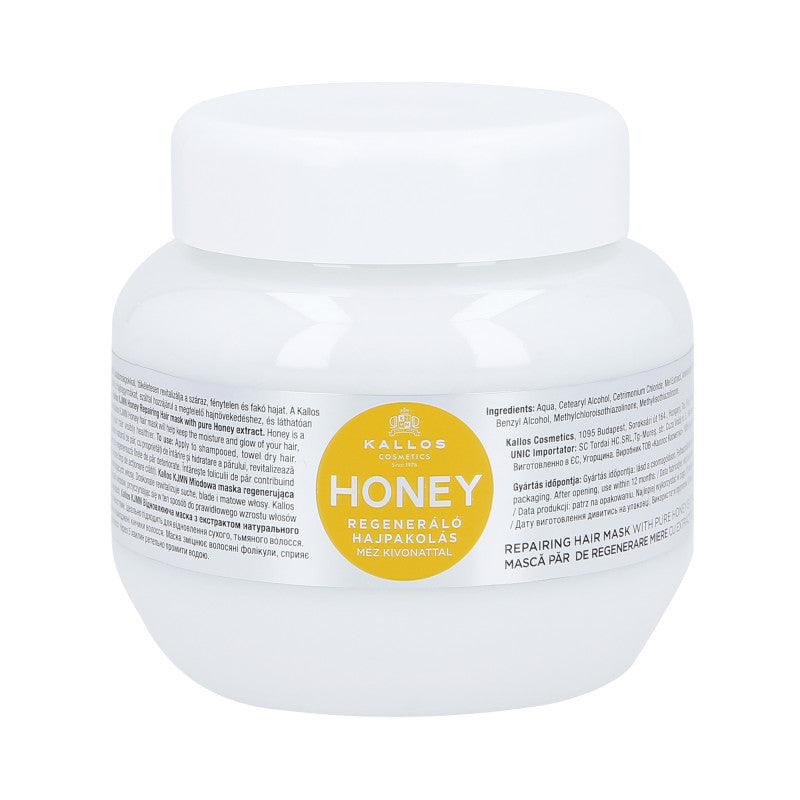 KALLOS KJMN Honey Maschera ristrutturante al miele 275ml