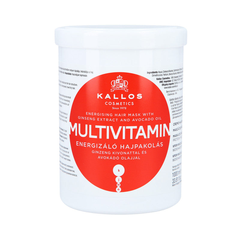 KALLOS KJMN Multivitamin Maschera energizzante 1000ml