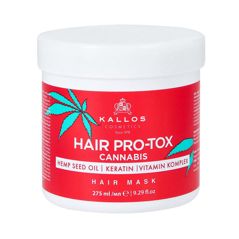 KALLOS KJMN PRO-TOX CANNABIS Maschera rinforzante per capelli 275 ml