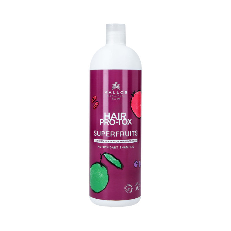 KALLOS KJMN PRO-TOX SUPERFRUITS Shampoo per capelli 1000 ml