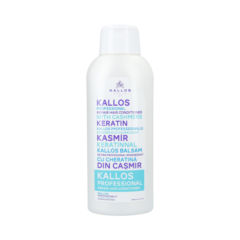KALLOS Conditioner rigenerante con cheratina e cashmere 1000ml
