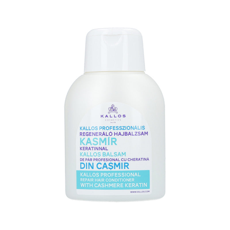 KALLOS Conditioner rigenerante con cheratina e cashmere 500ml