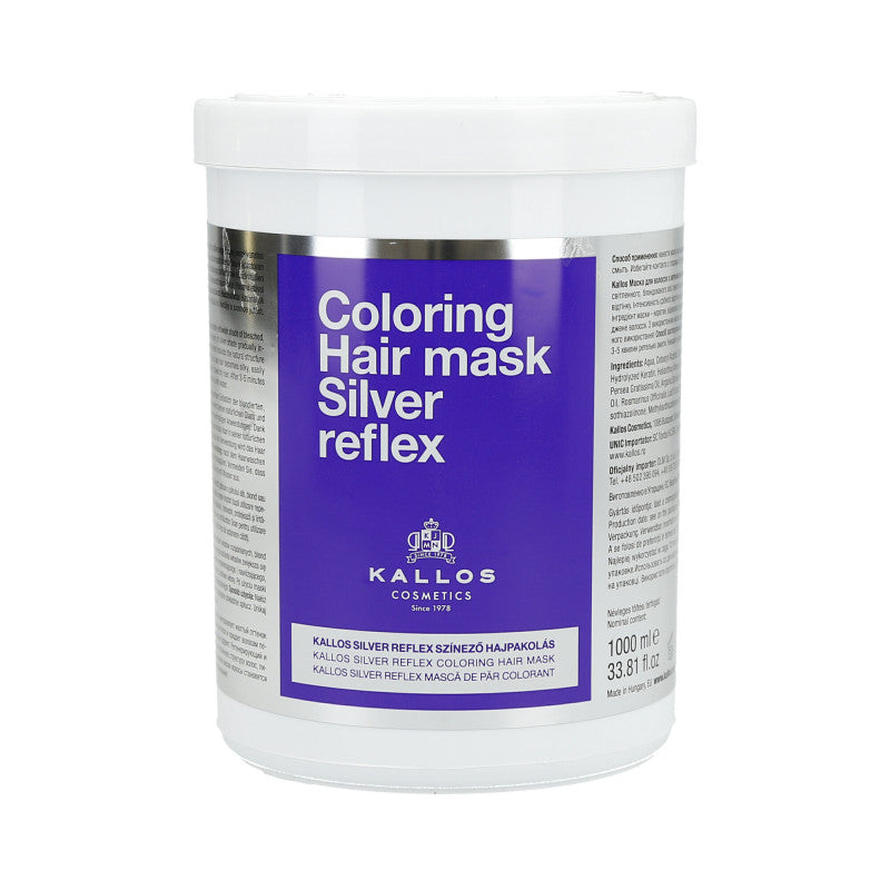 KALLOS SILVER REFLEX Maschera neutralizzante 1000ml
