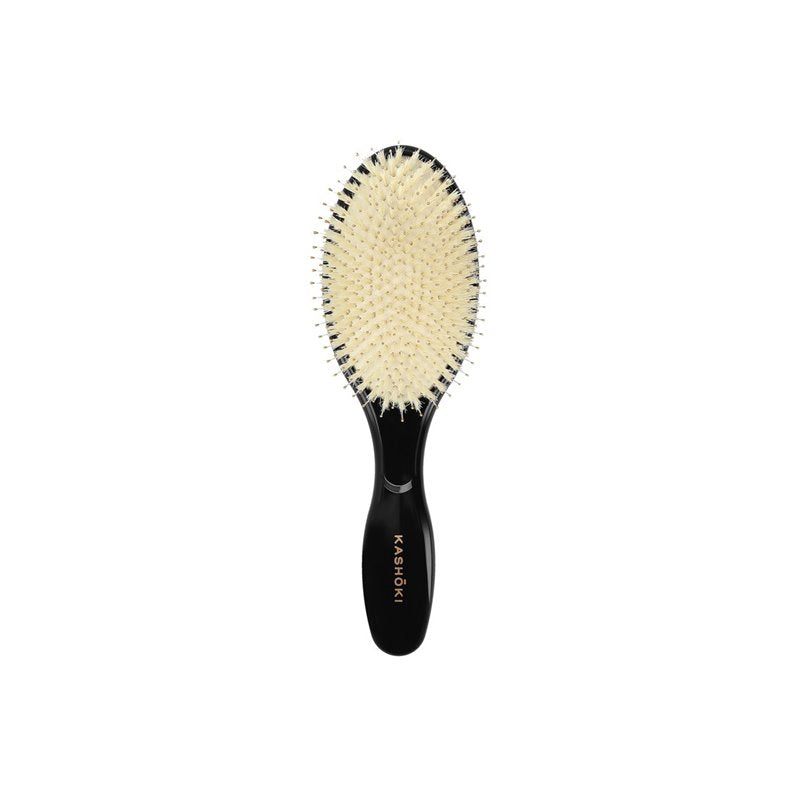 Kashōki Smooth White Detangler Spazzola Ovale Grande Per Capelli Con Setole Di Cinghiale