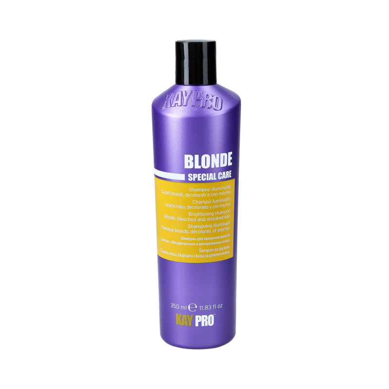 KAYPRO Shampoo BLONDE per capelli biondi, neutralizza i toni gialli 350 ml